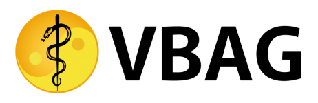 Logo van VBAG Vereniging ter Bevordering van Alternatieve Geneeswijze.